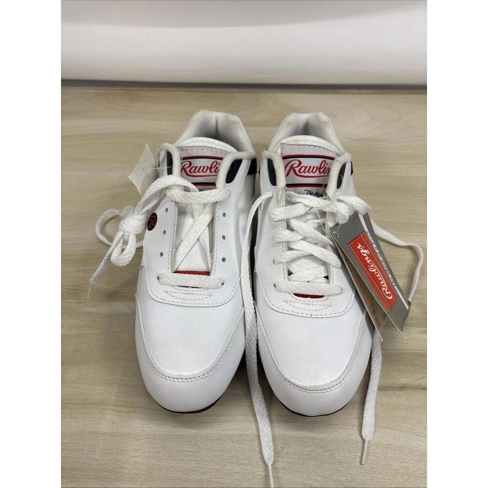 Rawlings Cleats White/Red/Black Size 6 Vintage